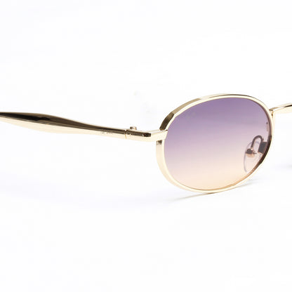 NOVA | OVAL FULL RIM METAL SUNGLASSES (IN 6 COLOURS)