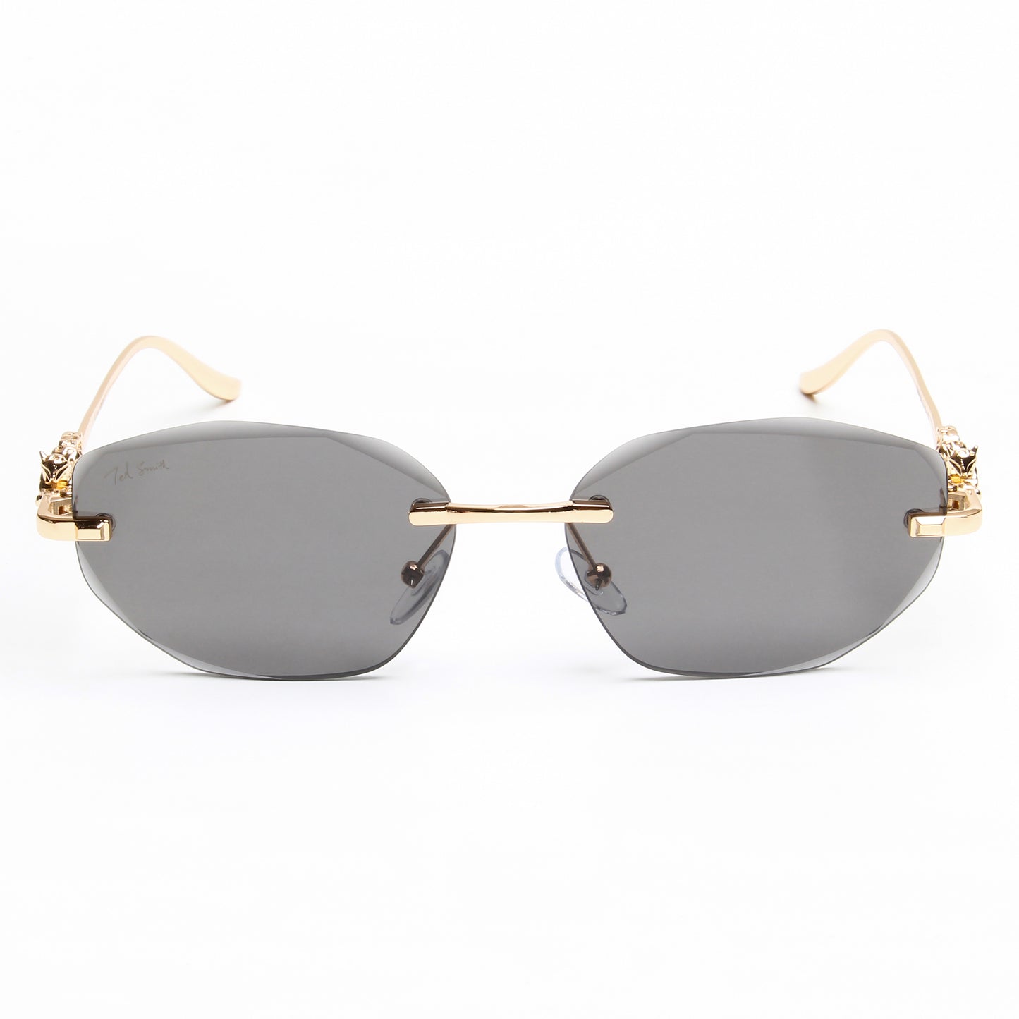 AURA | OVAL RIMLESS METAL SUNGLASSES (IN 3 COLOURS)