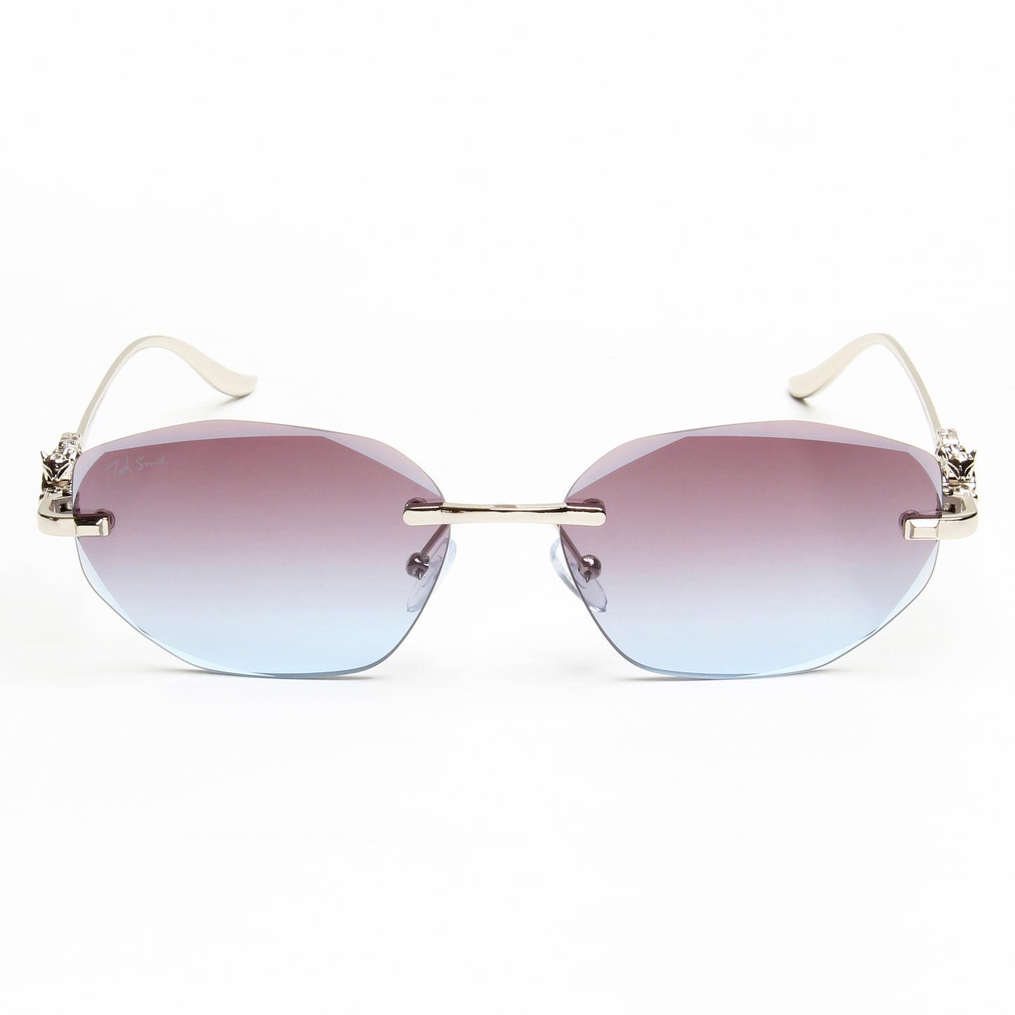 AURA | OVAL RIMLESS METAL SUNGLASSES (IN 3 COLOURS)