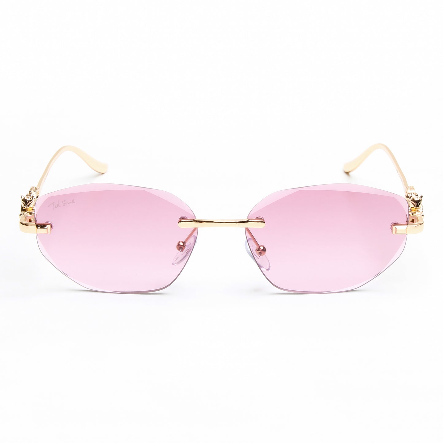 AURA | OVAL RIMLESS METAL SUNGLASSES (IN 3 COLOURS)