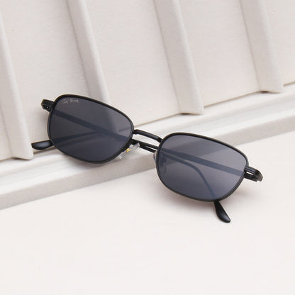 DAKOTA | RECTANGLE FULL RIM METAL SUNGLASSES (IN 4 COLOURS)