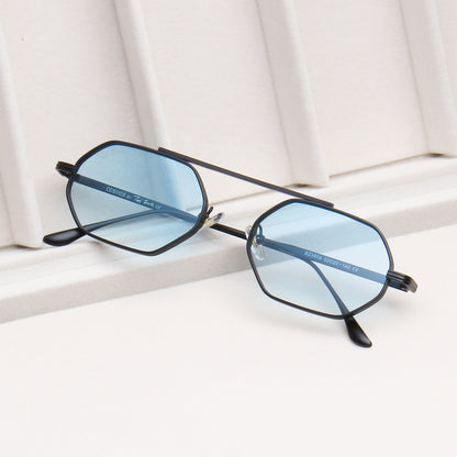 COSMOS | OCTAGON FULL RIM METAL SUNGLASSES (IN 4 COLOURS)