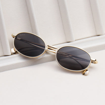 NOVA | OVAL FULL RIM METAL SUNGLASSES (IN 6 COLOURS)