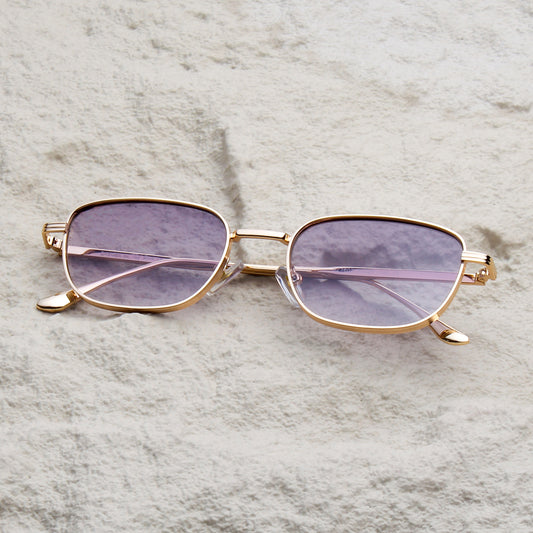 DAKOTA | RECTANGLE FULL RIM METAL SUNGLASSES (IN 4 COLOURS)