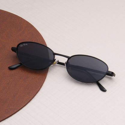 BLUNT | OVAL FULL RIM METAL SUNGLASSES (IN 4 COLOURS)