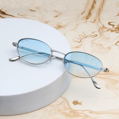 BLUNT | OVAL FULL RIM METAL SUNGLASSES (IN 4 COLOURS)