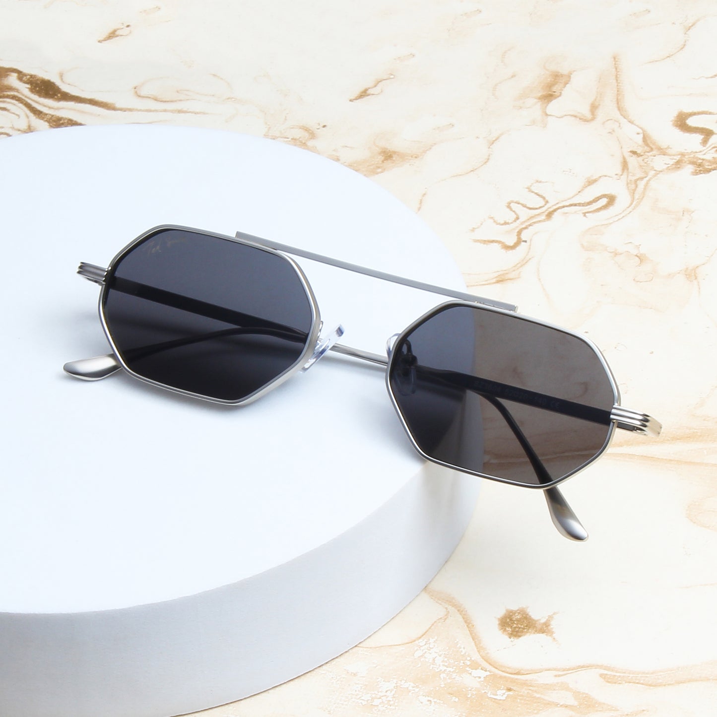COSMOS | OCTAGON FULL RIM METAL SUNGLASSES (IN 4 COLOURS)