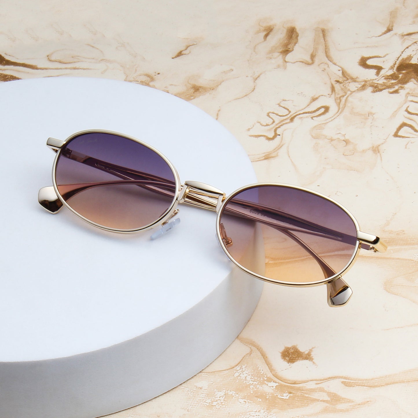 NOVA | OVAL FULL RIM METAL SUNGLASSES (IN 6 COLOURS)