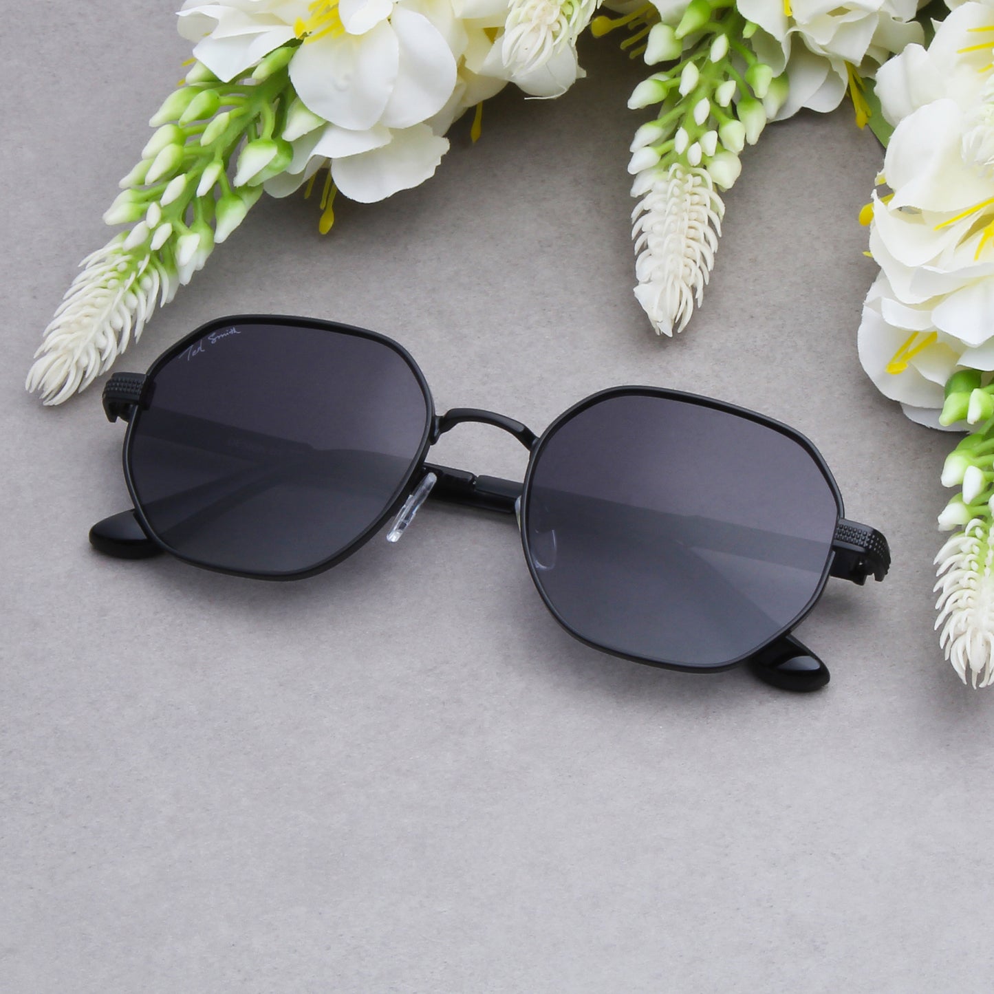 VERTEX | HEXAGON FULL RIM METAL SUNGLASSES (IN 3 COLOURS)