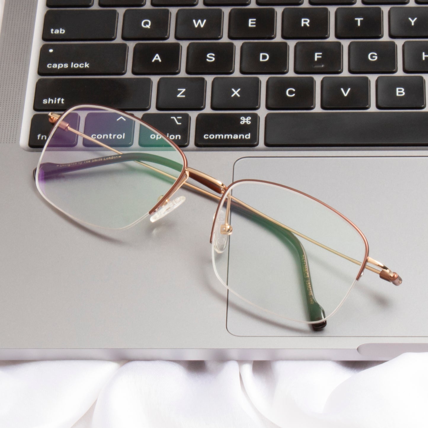 GRAND TITANIUM RECTANGLE COMPUTER GLASSES