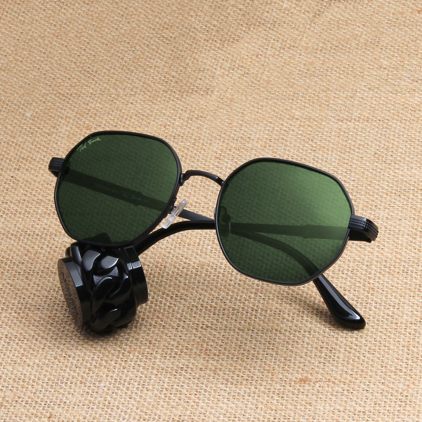 VERTEX | HEXAGON FULL RIM METAL SUNGLASSES (IN 3 COLOURS)
