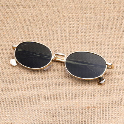 NOVA | OVAL FULL RIM METAL SUNGLASSES (IN 6 COLOURS)