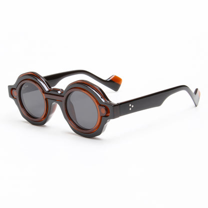 HYPNOTIZE | ROUND FULL RIM SUNGLASSES (IN 2 COLOURS)