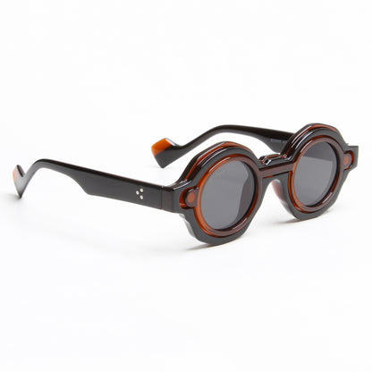 HYPNOTIZE | ROUND FULL RIM SUNGLASSES (IN 2 COLOURS)