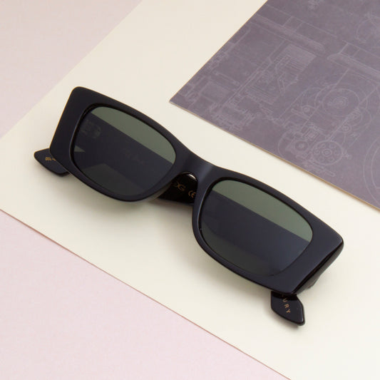 SUN-CHOCOEYE 2.0 UNISEX RECTANGLE ACETATE SUNGLASSES WITH POLARIZED LENS BY TED SMITH (IN 6 COLORS)