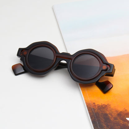 HYPNOTIZE | ROUND FULL RIM SUNGLASSES (IN 2 COLOURS)