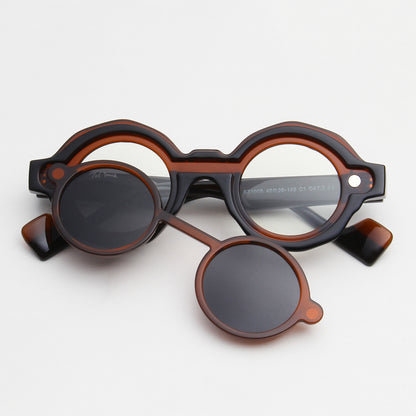 HYPNOTIZE | ROUND FULL RIM SUNGLASSES (IN 2 COLOURS)
