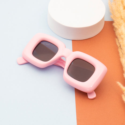BUBBLE PINK BOLD SUNGLASSES | INFLATED SUNGLASSES