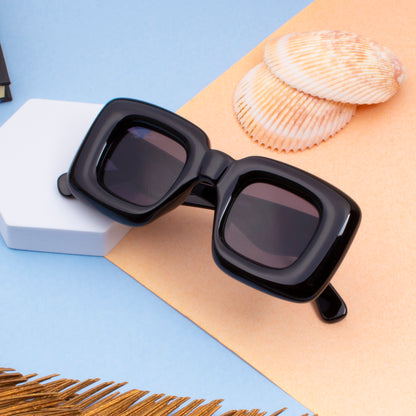 BUBBLE BLACK BOLD SUNGLASSES | INFLATED SUNGLASSES