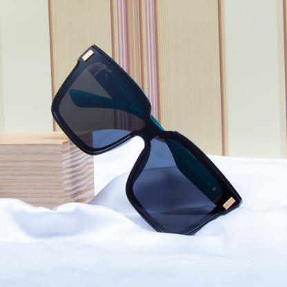 HERBY BLACK SHIELD SUNGLASSES | WOMEN SUNGLASSES