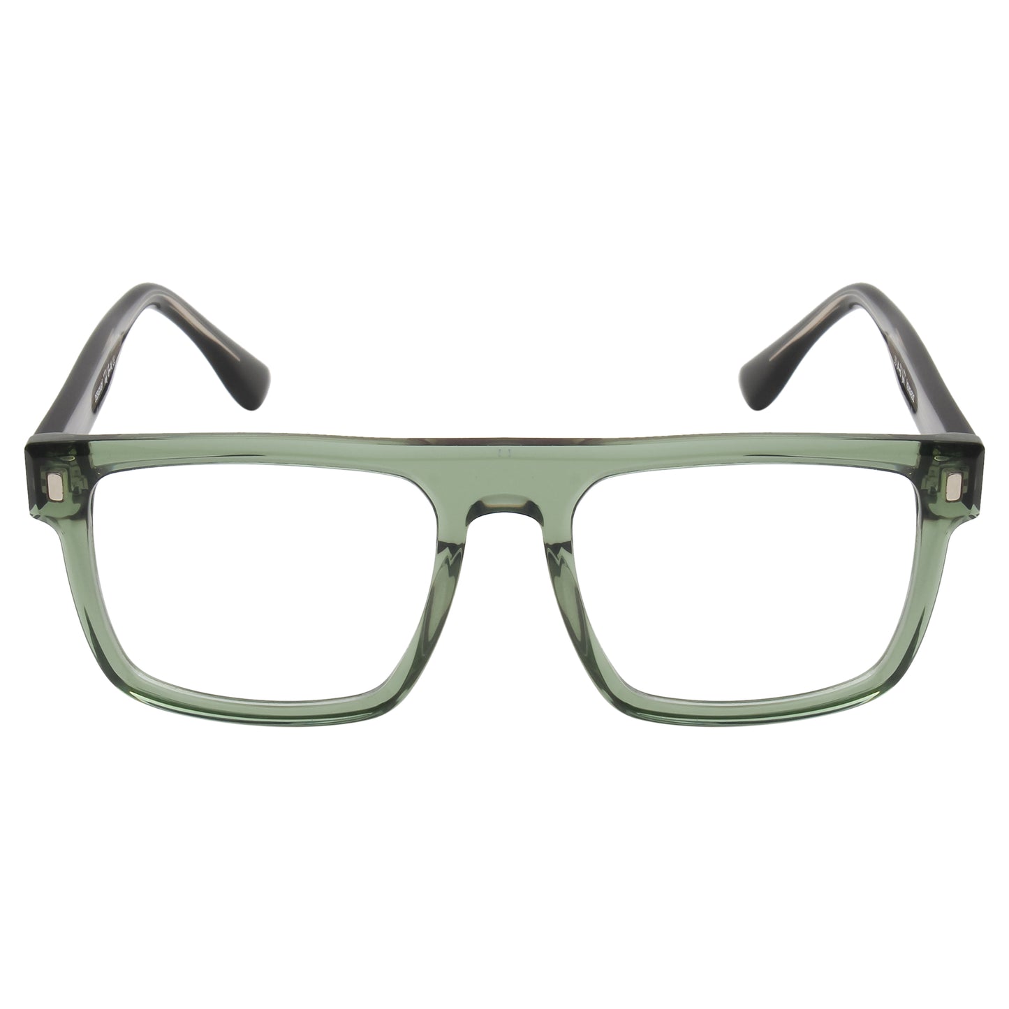 CLP-JADEN UNISEX SQUARE ACETATE CLIPON SUNGLASSES WITH POLARIZED LENS BY TED SMITH (IN 4 COLORS)