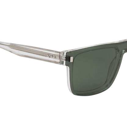 CLP-JADEN UNISEX SQUARE ACETATE CLIPON SUNGLASSES WITH POLARIZED LENS BY TED SMITH (IN 4 COLORS)