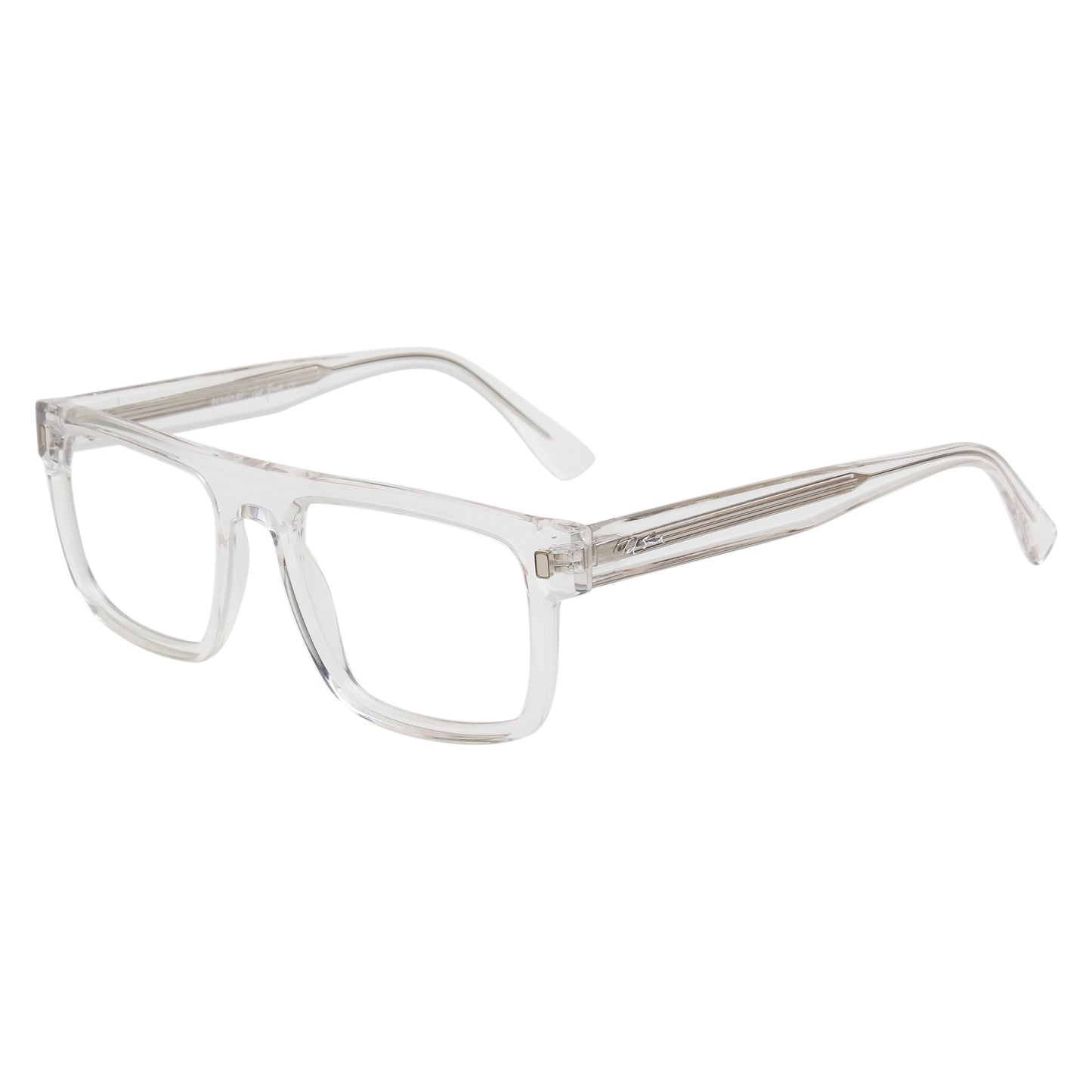 CLP-JADEN UNISEX SQUARE ACETATE CLIPON SUNGLASSES WITH POLARIZED LENS BY TED SMITH (IN 4 COLORS)