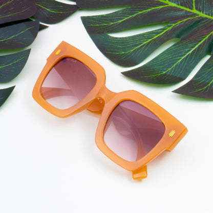 ELLIE BROWN SQUARE SUNGLASSES | CHUNKY SUNGLASSES | BOLD SUNGLASSES |