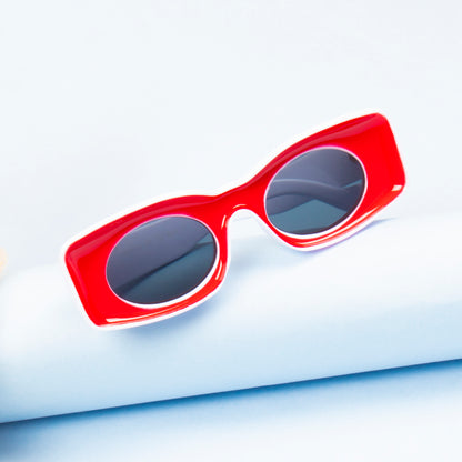 RAGE RED CHUNKY SUNGLASSES | RANVIR SINGH SUNGLASSES | BOLD SUNGLASSES |