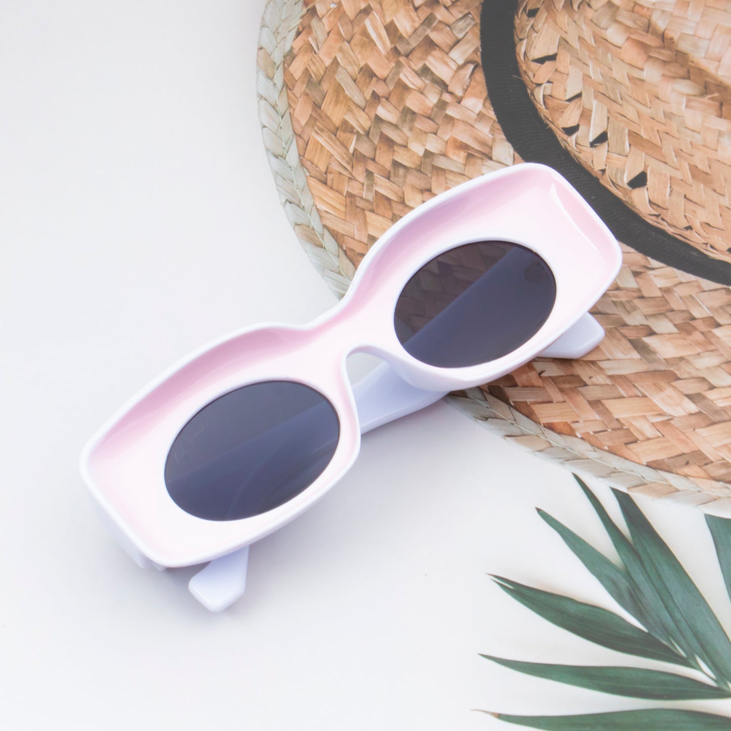 RAGE WHITE PINK CHUNKY SUNGLASSES | RANVIR SINGH SUNGLASSES | BOLD SUNGLASSES |