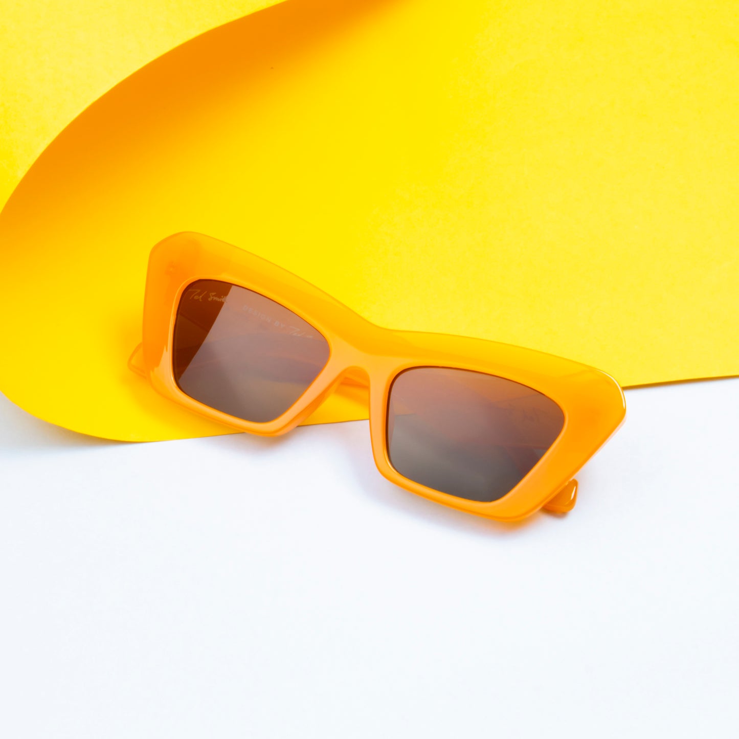 TERISA ORANGE CAT EYE SUNGLASSES | CHUNKY SUNGLAASES | BOLD SUNGLASSES