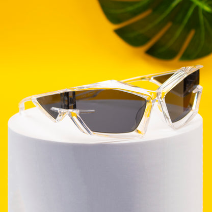 GIVMORE TRANSPARENT WRAP AROUND SUNGLASSES | WRAP SUNGLASSES