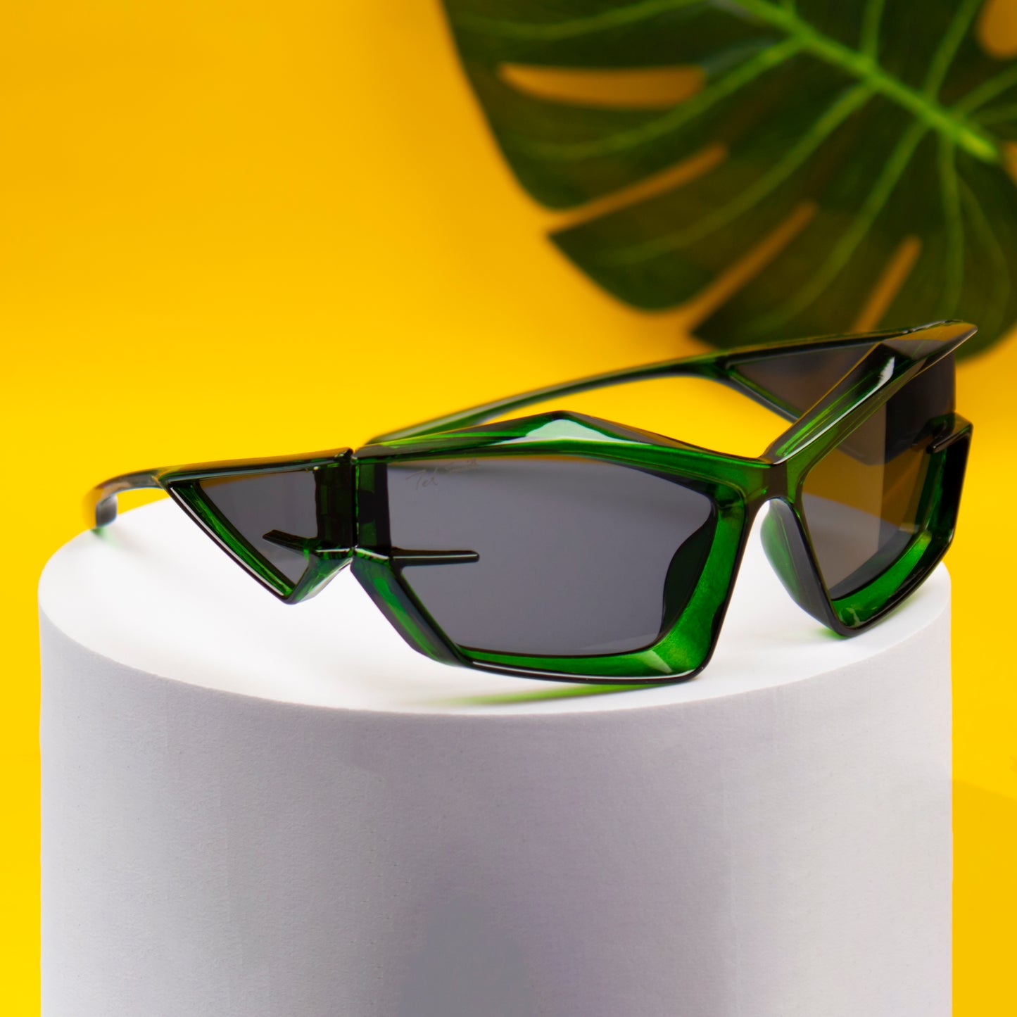 GIVMORE GREEN WRAP AROUND SUNGLASSES | WRAP SUNGLASSES