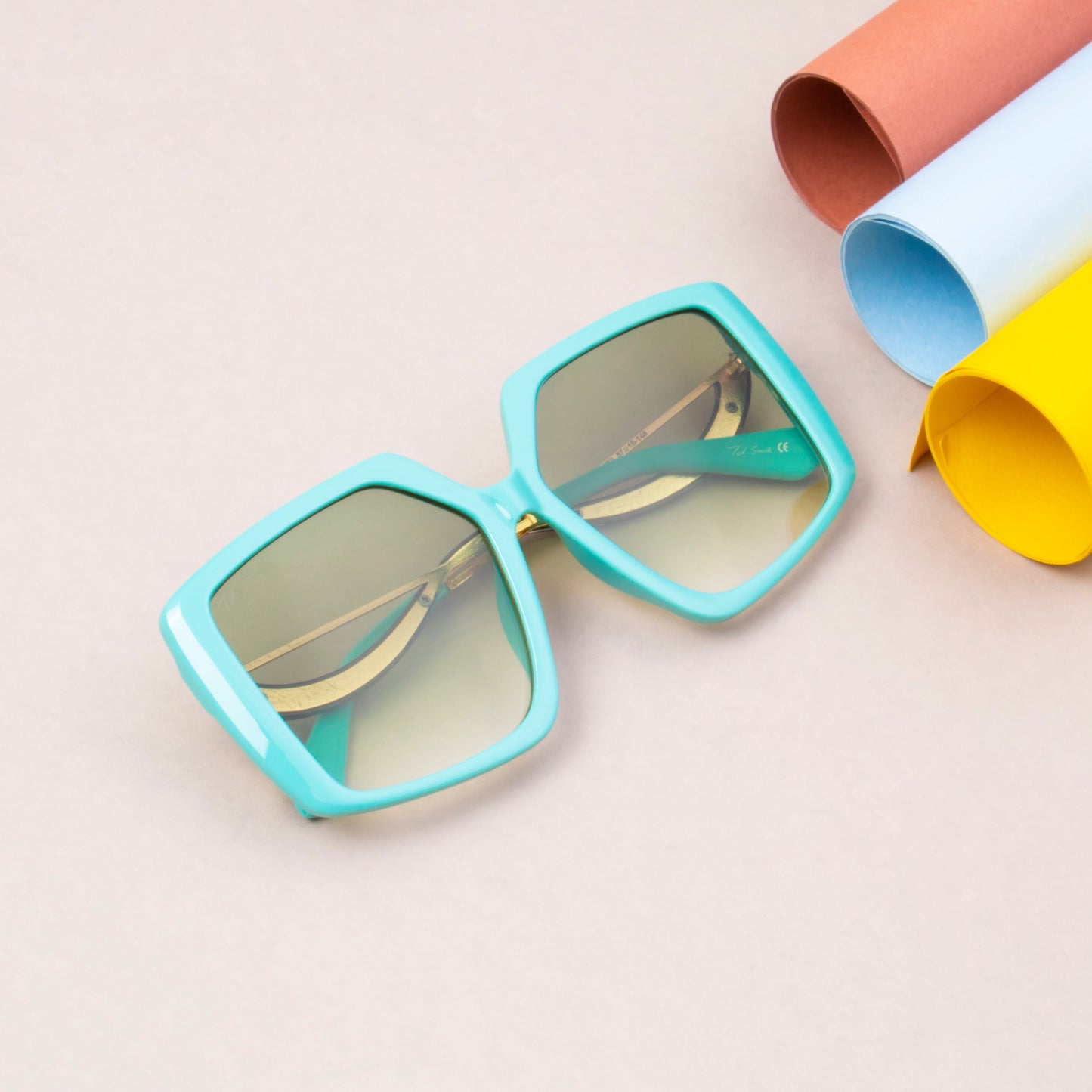 MIALA MINT OVERSIZE SUNGLASSES | GREEN CAT EYE SUNGLASSES