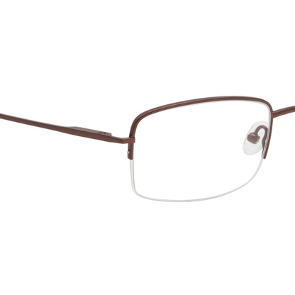 HALF JACKET 2 TITANIUM RECTANGLE COMPUTER GLASSES (IN 2 COLORS)