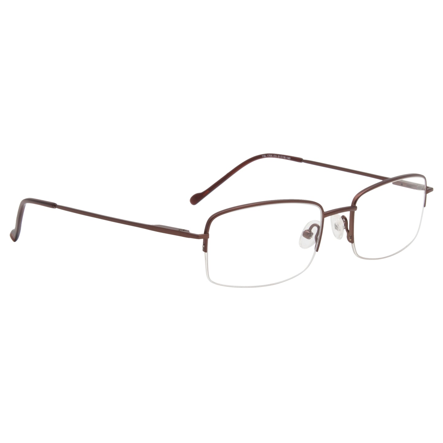 HALF JACKET 2 TITANIUM RECTANGLE COMPUTER GLASSES (IN 2 COLORS)