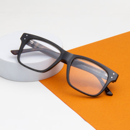 HESTON 1.0 UNISEX SQUARE ACETATE COMPUTER GLASSES (IN 5 COLORS)