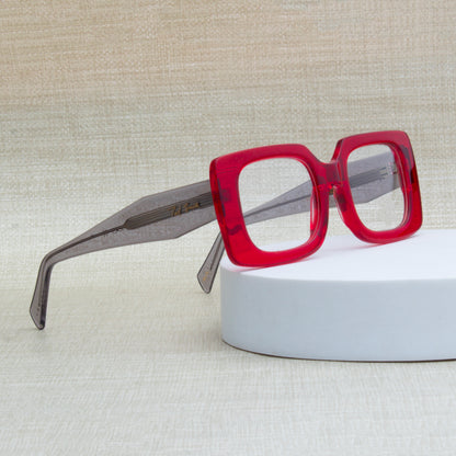 KIMMY 2.0 UNISEX SQUARE ACETATE COMPUTER GLASSES (IN 6 COLORS)
