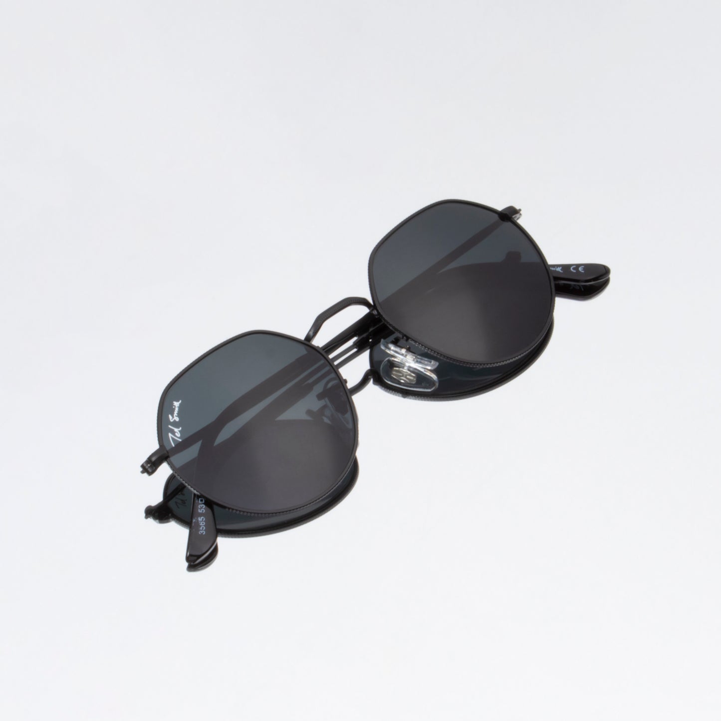 GEORGE FLAT TOP ROUND SUNGLASSES BY TED SMITH | MEN SUNGLASSES