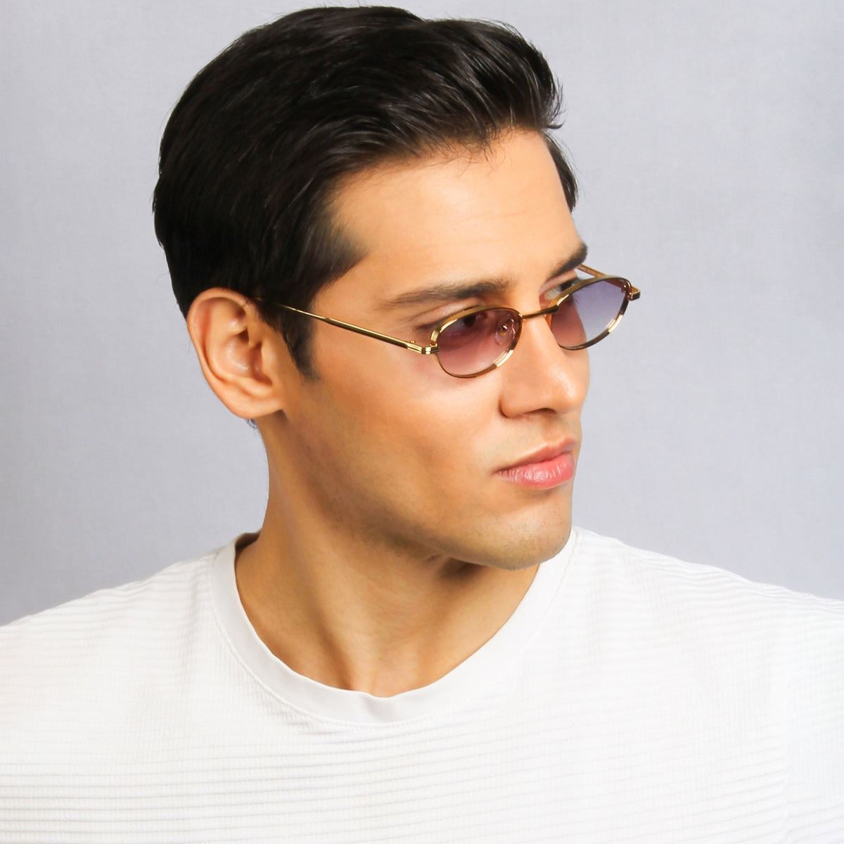 BLUNT | OVAL FULL RIM METAL SUNGLASSES (IN 4 COLOURS)