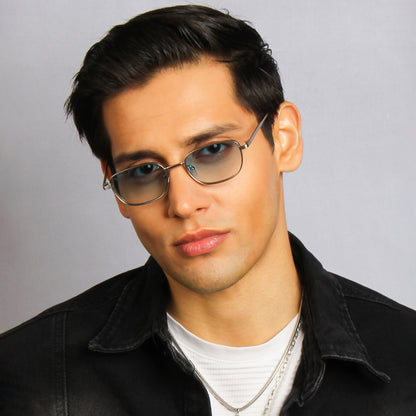 DAKOTA | RECTANGLE FULL RIM METAL SUNGLASSES (IN 4 COLOURS)