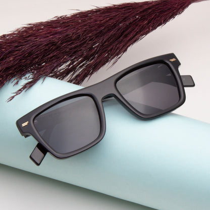 SUN-BOYD UNISEX SQUARE ACETATE SUNGLASSES WITH POLARIZED LENS BY TED SMITH (IN 6 COLORS)