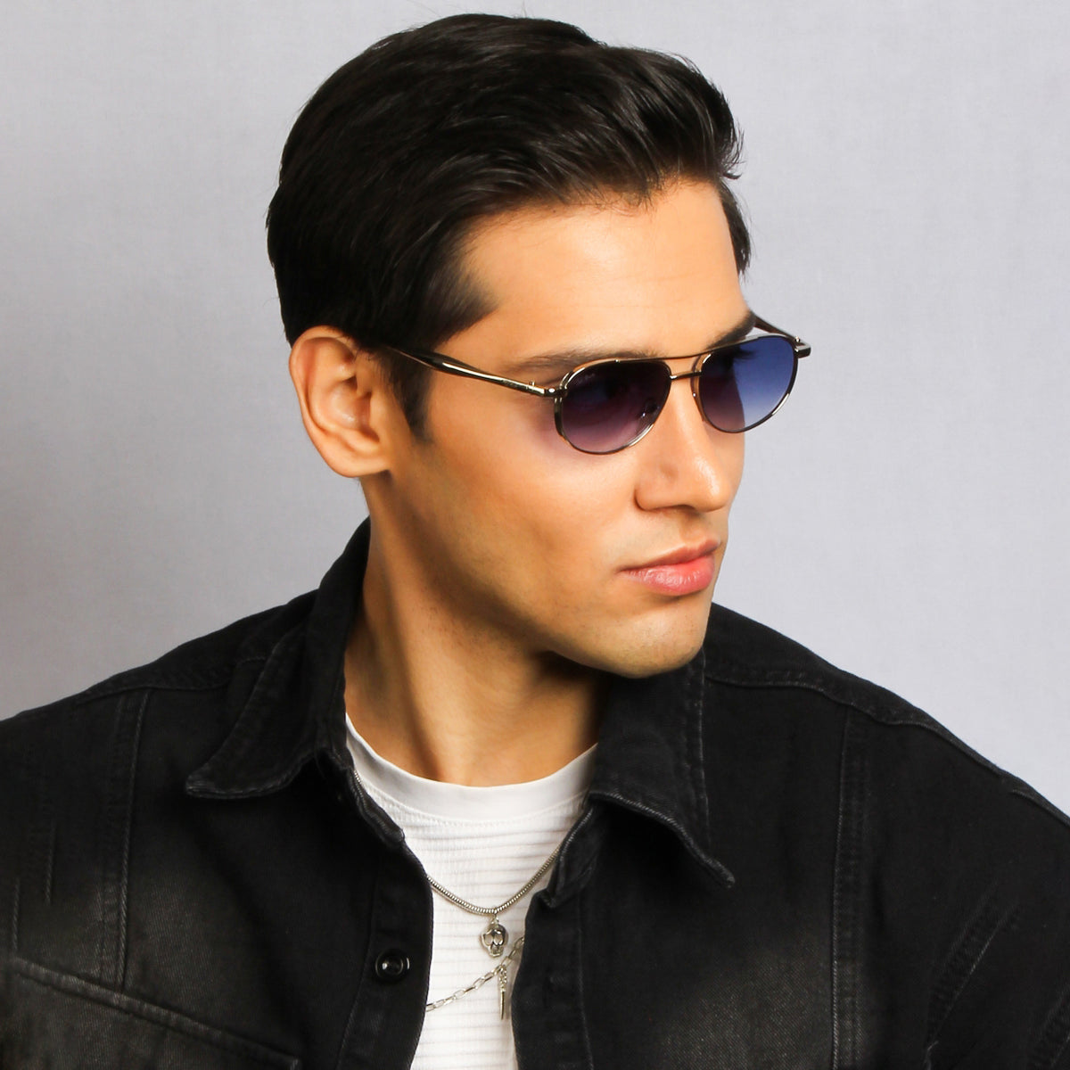 APOLLO | AVIATOR FULL RIM METAL SUNGLASSES (IN 6 COLOURS)