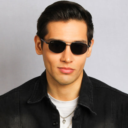 APOLLO | AVIATOR FULL RIM METAL SUNGLASSES (IN 6 COLOURS)