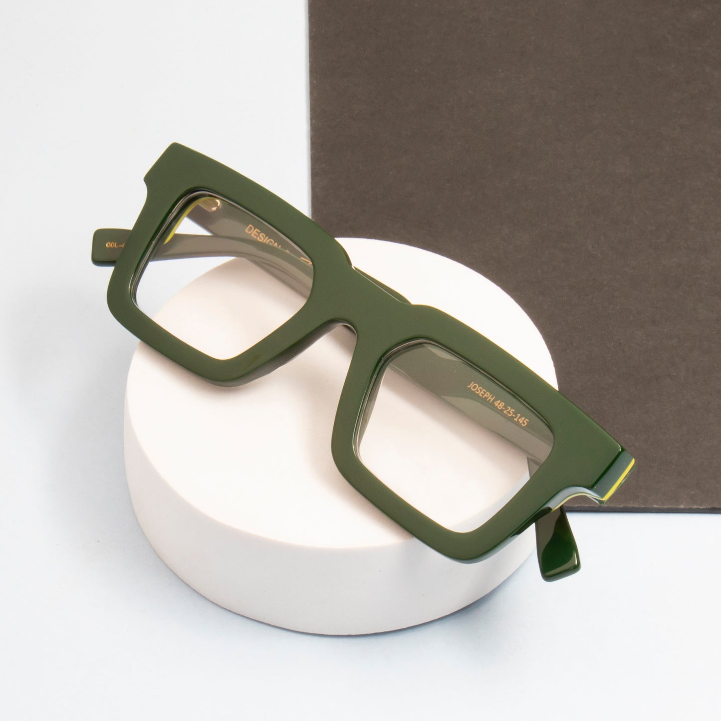 JOSEPH UNISEX SQUARE ACETATE COMPUTER GLASSES (IN 7 COLORS)