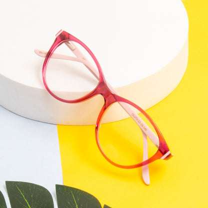 LILLITH UNISEX CAT-EYE ACETATE COMPUTER GLASSES (IN 6 COLORS)