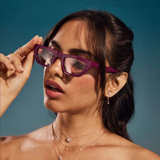 ALLBLK 2.0 WOMEN CAT-EYE ACETATE COMPUTER GLASSES (IN 6 COLORS)