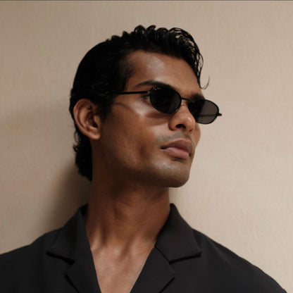 BLUNT | OVAL FULL RIM METAL SUNGLASSES (IN 4 COLOURS)