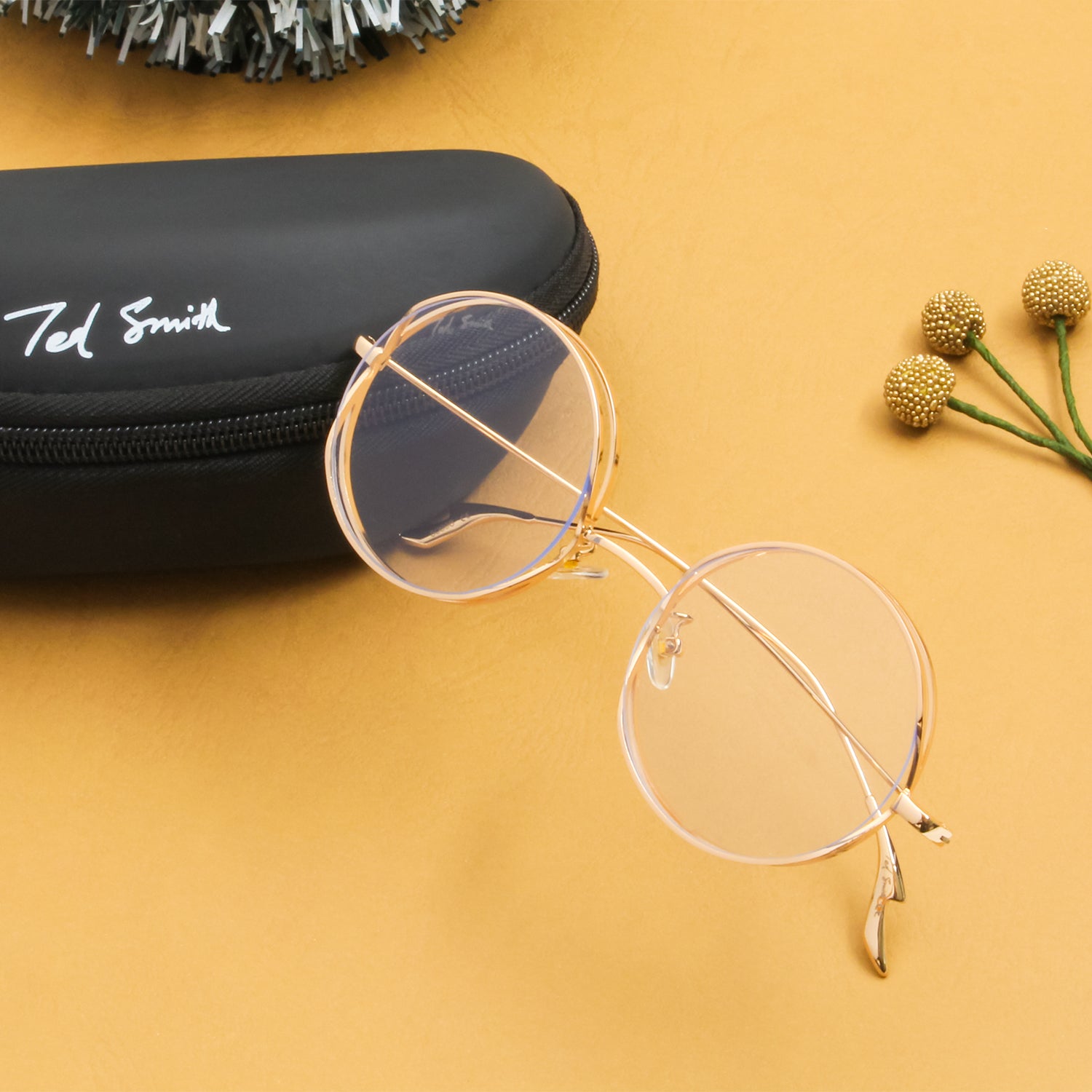 Stylish Gandhi Clear Lens Sunglasses For Men And Women -SunglassesCraf –  SunglassesCraft